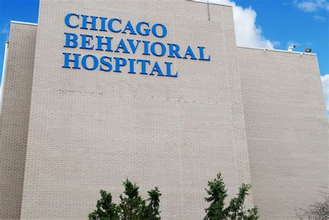 Chicago behavioral hospital - Chicago Behavioral Hospital provides effective inpatient psychiatric treatment for adolescents and families. We develop a transition plan with community caregivers …